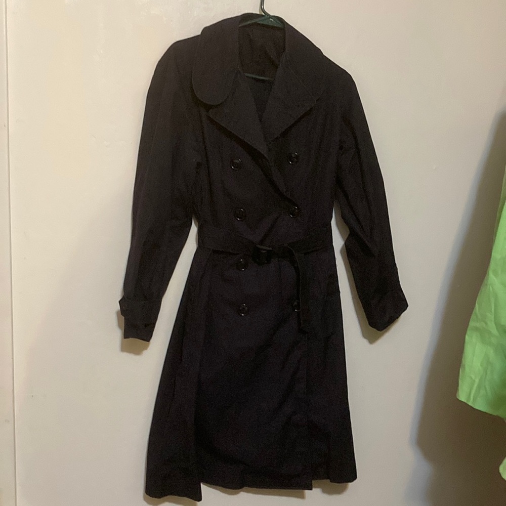 Military women’s trench coat with belt double breasted waterproof 14L